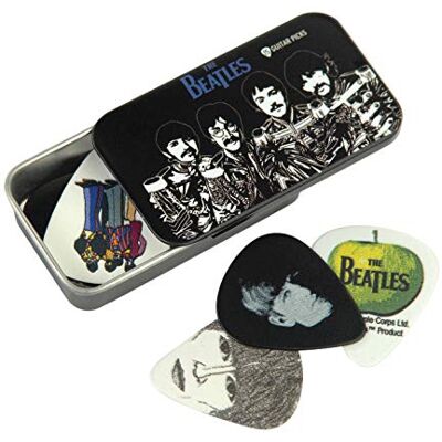 D'Addario Beatles kytarové trsátko se sběrnou krabičkou, Sgt. Pepper, střední, sada 15 kusů D'Addario Beatles kytarové trsátko se sběrnou krabičkou, Sgt. Pepper, střední, sada 15 kusů