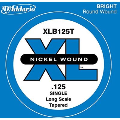 D'Addario XLB125T nikl (velikost: XL) Wound Bass Einzelsaite Tapered Long Scale 125 D'Addario XLB125T nikl (velikost: XL) Wound Bass Einzelsaite Tapered Long Scale 125