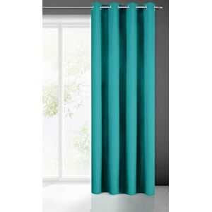 Eurofirany Rita závěs záclona, hladký, jednoduchý, jednobarevný 8 oček moderní ložnice obývací pokoj lounge dětský pokoj 1 kus jednotlivě, polyester, tyrkysová, 140 x 250 cm Eurofirany Rita závěs záclona, hladký, jednoduchý, jednobarevný 8 oček moderní ložnice obývací pokoj lounge dětský pokoj 1 kus jednotlivě, polyester, tyrkysová, 140 x 250 cm