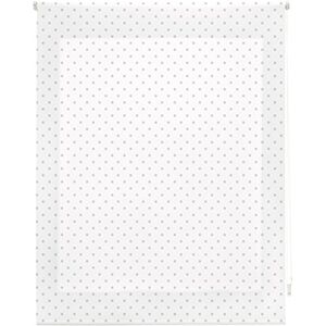 Blindecor Rollo Flecken, Textil, weiß grau, 120 x 180 cm Blindecor Rollo Flecken, Textil, weiß grau, 120 x 180 cm