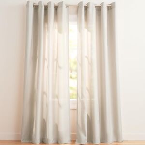 Exclusive Home Curtains Exklusive Grommet Top lněné okenní závěsy, Polyester, Natur, 108" Length Exclusive Home Curtains Exklusive Grommet Top lněné okenní závěsy, Polyester, Natur, 108" Length