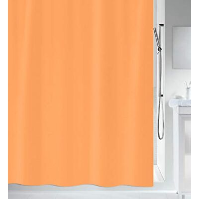 Spirella Protiplísňový sprchový závěs antibakteriální, lze prát, vodotěsný polyester, "Primo " 120 x 200 cm oranžový Spirella Protiplísňový sprchový závěs antibakteriální, lze prát, vodotěsný polyester, "Primo " 120 x 200 cm oranžový