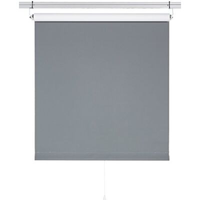 Sunlines HWA10190 pružinová roleta zatemnění, látka, šedá/bílá, 62 x 180 cm Sunlines HWA10190 pružinová roleta zatemnění, látka, šedá/bílá, 62 x 180 cm