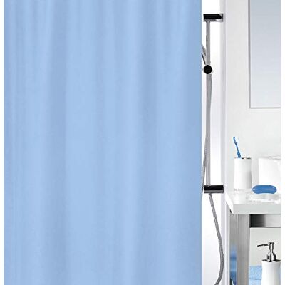 Spirella 1 Schimmel Sprchový závěs Anti-Bakteriell, omyvatelný, vodotěsný-polyester, "Primo " 180 x 180 cm světle modrý, modrý Spirella 1 Schimmel Sprchový závěs Anti-Bakteriell, omyvatelný, vodotěsný-polyester, "Primo " 180 x 180 cm světle modrý, modrý