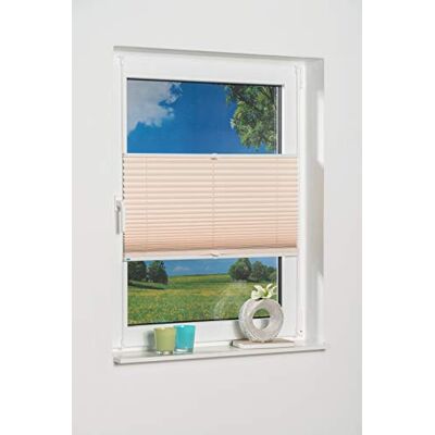 Khome K-home Klemmfix plisé Palma krém 70 x 130 cm ++ + zatemňovací+++ Khome K-home Klemmfix plisé Palma krém 70 x 130 cm ++ + zatemňovací+++