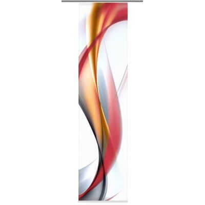 Home Fashion 87603-707 posuvný závěs digitální potisk Redfield, hedvábný vzhled, 245 x 60 cm, červený Home Fashion 87603-707 posuvný závěs digitální potisk Redfield, hedvábný vzhled, 245 x 60 cm, červený