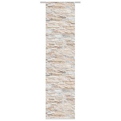 Home Fashion Posuvný závěs dekorativní materiál digitální potisk WALLI, látka, přírodní, 245 x 60 cm Home Fashion Posuvný závěs dekorativní materiál digitální potisk WALLI, látka, přírodní, 245 x 60 cm