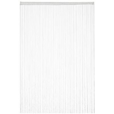 Relaxdays Nitkový závěs bílý, lze zkrátit, s tunýlkem, pro dveře a okna, lze prát, záclona, 145 x 245 cm, bílý Relaxdays Nitkový závěs bílý, lze zkrátit, s tunýlkem, pro dveře a okna, lze prát, záclona, 145 x 245 cm, bílý