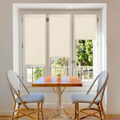 Blindecor Aure Lichtdurchlässiges Rollos für Fenster und tür ohne bohren mit klämmträger Beige, 87 x 180 cm (BxH) Stoffgröße 84 x 175 cm rollo klemmfix lichtdurchlässig Blindecor Aure Lichtdurchlässiges Rollos für Fenster und tür ohne bohren mit klämmträger Beige, 87 x 180 cm (BxH) Stoffgröße 84 x 175 cm rollo klemmfix lichtdurchlässig