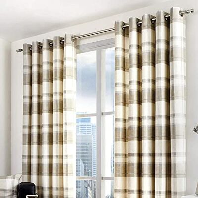 Fusion Balmoral Karodecke Textil, Natur, Curtains: 66" Width x 72" Drop (168 x 183cm) Fusion Balmoral Karodecke Textil, Natur, Curtains: 66" Width x 72" Drop (168 x 183cm)