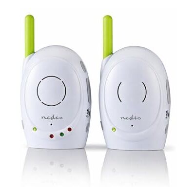 NEDIS Audio monitor pro miminka – bezdrátové dětské telefony s obousměrným hovorem a dosahem 300 m – 2dílná sada – zelená/bílá NEDIS Audio monitor pro miminka – bezdrátové dětské telefony s obousměrným hovorem a dosahem 300 m – 2dílná sada – zelená/bílá