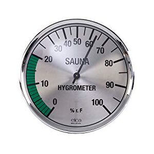 Eliga Hygrometer silberfarben 135 mm Eliga Hygrometer silberfarben 135 mm