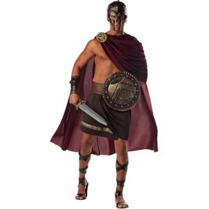 California Costumes Spartan Warrior Costume, Hnědá, XL California Costumes Spartan Warrior Costume, Hnědá, XL