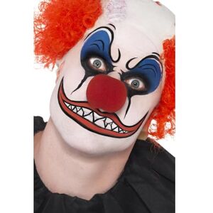 Smiffys Make Up FX, klaun Kit, obsahuje barvu obličeje, nos, tukové tužky a houbičku Halloween Smiffys Make Up FX, klaun Kit, obsahuje barvu obličeje, nos, tukové tužky a houbičku Halloween