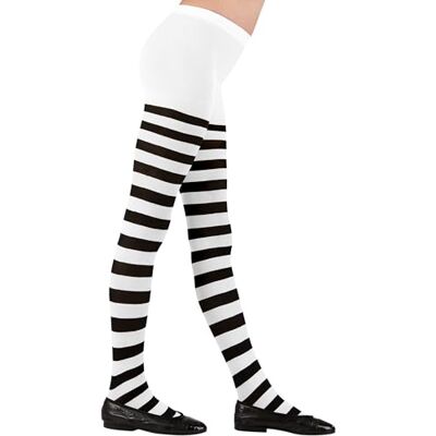 W WIDMANN MILANO Party Fashion Pruhované punčocháče pro děti, kostýmové doplňky pro čarodějnice, berušky, včely, elfové kostýmy, všední den atd., bílá W WIDMANN MILANO Party Fashion Pruhované punčocháče pro děti, kostýmové doplňky pro čarodějnice, berušky, včely, elfové kostýmy, všední den atd., bílá