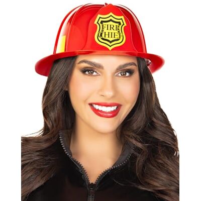 Leg Avenue Dámský Fireman Headwrap, červená, jedna velikost, červená Leg Avenue Dámský Fireman Headwrap, červená, jedna velikost, červená