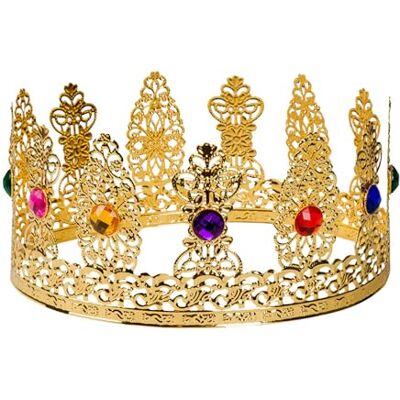 Boland 64552 Krone Royal Queen für Faschingskostüme, Kostüm Zubehör für Karneval und Mottoparty, Märchen Kostüm, Königin Boland 64552 Krone Royal Queen für Faschingskostüme, Kostüm Zubehör für Karneval und Mottoparty, Märchen Kostüm, Königin