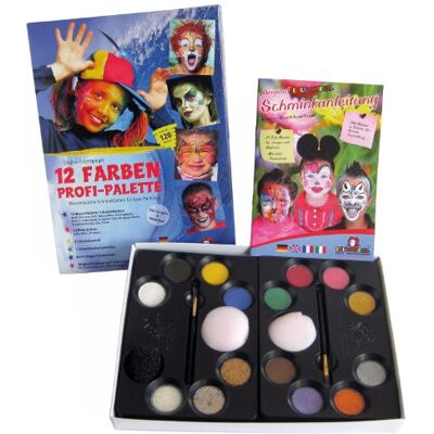 Eulenspiegel Profesionální paleta líčidel , 12 barev Eulenspiegel Profesionální paleta líčidel , 12 barev