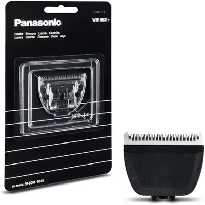 Panasonic Náhradní čepel zastřihovače WER9521Y1361 pro prémiové zastřihovače vlasů ER-SC60 a ER-SC40, japonská ušlechtilá ocel, zastřihovač vlasů Panasonic Náhradní čepel zastřihovače WER9521Y1361 pro prémiové zastřihovače vlasů ER-SC60 a ER-SC40, japonská ušlechtilá ocel, zastřihovač vlasů
