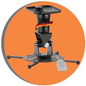 PureMounts Beamer držák na strop Spider-Plus-B 25 stupňů sklonný a otočný o 360°, vzdálenost 220 mm stropu, (15 kg), vzdálenost otvorů 180-310 mm, černý PureMounts Beamer držák na strop Spider-Plus-B 25 stupňů sklonný a otočný o 360°, vzdálenost 220 mm stropu, (15 kg), vzdálenost otvorů 180-310 mm, černý