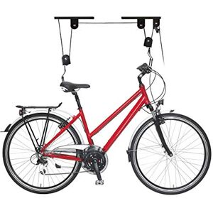 Relaxdays Cyklistický výtah, do 30 kg, max. výška stropu 4 m, stropní držák na kolo s kladkostrou, garáž, sklep, černý Relaxdays Cyklistický výtah, do 30 kg, max. výška stropu 4 m, stropní držák na kolo s kladkostrou, garáž, sklep, černý