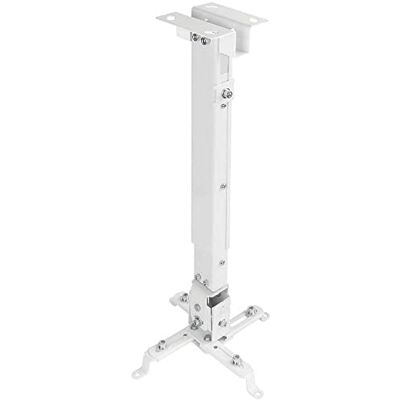 TOOQ PJ2012T-W nastavitelný sklon stropu a nastavitelný pro projektor až do hmotnosti 20 kg, výškově nastavitelný od 130 mm do 650 mm, sklon +/- 15 °, bílý TOOQ PJ2012T-W nastavitelný sklon stropu a nastavitelný pro projektor až do hmotnosti 20 kg, výškově nastavitelný od 130 mm do 650 mm, sklon +/- 15 °, bílý