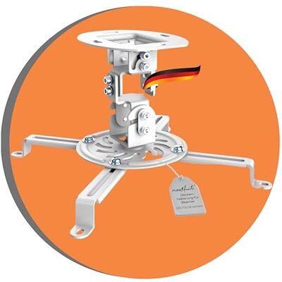 PureMounts Beamer Halterung Deckenhalterung schwenkbar neigbar 13,5kg Weiß PureMounts Beamer Halterung Deckenhalterung schwenkbar neigbar 13,5kg Weiß