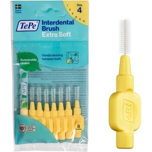 TePe Mezizubní kartáčky Extra Soft Yellow (ISO velikost 4: 0,7 mm) / Pro obzvláště jemné a účinné čištění mezizubních prostor / 1 x 8 mezizubních kartáčků TePe Mezizubní kartáčky Extra Soft Yellow (ISO velikost 4: 0,7 mm) / Pro obzvláště jemné a účinné čištění mezizubních prostor / 1 x 8 mezizubních kartáčků