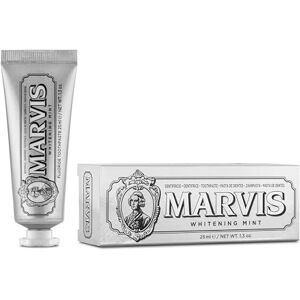Marvis Whitening Mint 25 ml I zubní pasta pro zářivě bílé zuby I praktická cestovní velikost I rozjasňuje zuby a předchází zubnímu kazu I studená máta Marvis Whitening Mint 25 ml I zubní pasta pro zářivě bílé zuby I praktická cestovní velikost I rozjasňuje zuby a předchází zubnímu kazu I studená máta