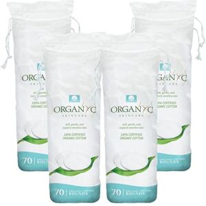 Corman Organyc Organyc Odličovací tampony (Cotton Rounds) ze 100% certifikované bio bavlny – odstraňovač make-upu na obličej a oči, 280 kusů (4 × 70) Corman Organyc Organyc Odličovací tampony (Cotton Rounds) ze 100% certifikované bio bavlny – odstraňovač make-upu na obličej a oči, 280 kusů (4 × 70)