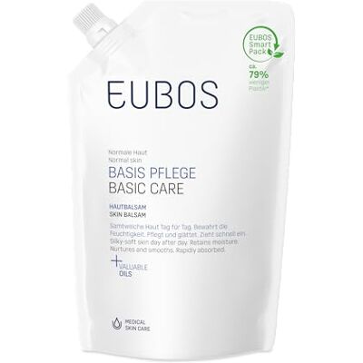 EUBOS Balzám na pokožku, hydratační mléko, doplňovací sáček, 400 ml balzám EUBOS Balzám na pokožku, hydratační mléko, doplňovací sáček, 400 ml balzám