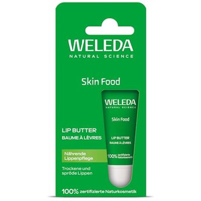 Weleda Bio Skin Food Lip Máslo péče o rty přírodní kosmetika péče balzám na rty okamžitá pomoc pro křehké a suché rty. Trvalá rtěnka se včelím voskem, lanolin & slunečnicový olej (1x 8ml) Weleda Bio Skin Food Lip Máslo péče o rty přírodní kosmetika péče balzám na rty okamžitá pomoc pro křehké a suché rty. Trvalá rtěnka se včelím voskem, lanolin & slunečnicový olej (1x 8ml)