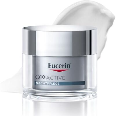 Eucerin Q10 Active noční péče 50 ml, pleťový krém regeneruje pokožku během spánku, hydratační noční krém s koenzymem Q10 a bambuckým máslem zklidňuje citlivou pokožku Eucerin Q10 Active noční péče 50 ml, pleťový krém regeneruje pokožku během spánku, hydratační noční krém s koenzymem Q10 a bambuckým máslem zklidňuje citlivou pokožku