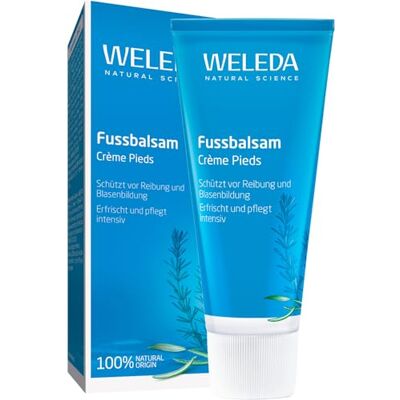 Weleda Bio balzám na nohy, přírodní kosmetika péče o nohy pro prevenci a ošetření zrohovatělé kůže, krému na nohy a masti na tvarování vlasů pro péči o namáhané a suché nohy (1 x 75 ml) Weleda Bio balzám na nohy, přírodní kosmetika péče o nohy pro prevenci a ošetření zrohovatělé kůže, krému na nohy a masti na tvarování vlasů pro péči o namáhané a suché nohy (1 x 75 ml)