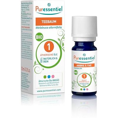 Puressentiel Esenciální olej tea tree Bio 10 ml – BBDÄÖ – 100% čistý a přírodní Puressentiel Esenciální olej tea tree Bio 10 ml – BBDÄÖ – 100% čistý a přírodní