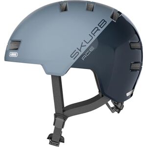 ABUS Helma města Skurb ACE stylová cyklistická přilba pro všední den, při bruslení, jízdě na BMX nebo longboardu světle modrá/tmavě modrá, velikost S ABUS Helma města Skurb ACE stylová cyklistická přilba pro všední den, při bruslení, jízdě na BMX nebo longboardu světle modrá/tmavě modrá, velikost S