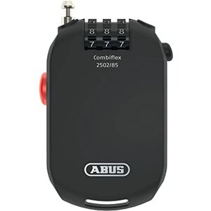 ABUS Speciální zámek Combiflex 2502/85 – vhodný jako pojistka na zavazadla, zámek na lyže, pojistka helmy – 85 cm ocelový kabel – s číselným kódem – černý ABUS Speciální zámek Combiflex 2502/85 – vhodný jako pojistka na zavazadla, zámek na lyže, pojistka helmy – 85 cm ocelový kabel – s číselným kódem – černý