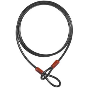 ABUS Smyčkový kabel Cobra 10 ocelové lanko opláštěné plastem pojistka pro příslušenství jízdních kol a motocyklů délka 1,4 metru, tloušťka 10 mm, černá ABUS Smyčkový kabel Cobra 10 ocelové lanko opláštěné plastem pojistka pro příslušenství jízdních kol a motocyklů délka 1,4 metru, tloušťka 10 mm, černá