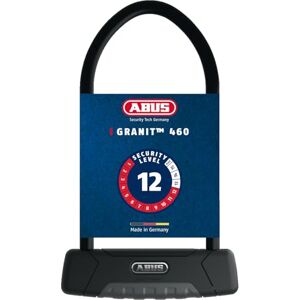 ABUS Třmenový zámek Granit Plus 470 + USH470 držák zámek na kolo s parabolickým třmenem Bezpečnostní úroveň 12-300 mm Výška třmenu, černý ABUS Třmenový zámek Granit Plus 470 + USH470 držák zámek na kolo s parabolickým třmenem Bezpečnostní úroveň 12-300 mm Výška třmenu, černý