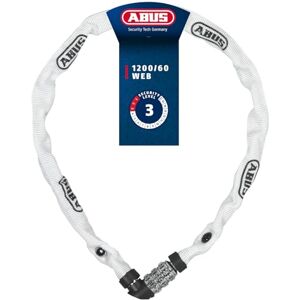 ABUS Řetězový zámek 1200/60, 60 cm, bílá, 60 cm ABUS Řetězový zámek 1200/60, 60 cm, bílá, 60 cm