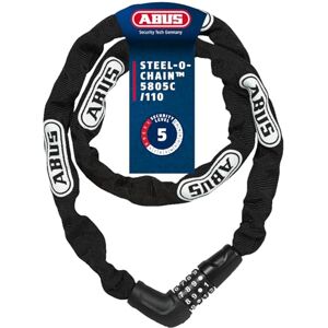 ABUS Řetězový zámek Steel-O-Chain 5805C – číselný zámek z 5 mm silného ocelového řetězu úroveň bezpečnosti 5 ABUS Řetězový zámek Steel-O-Chain 5805C – číselný zámek z 5 mm silného ocelového řetězu úroveň bezpečnosti 5