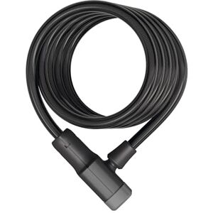 ABUS Spirálový kabelový zámek Primo 5510K/180 – zámek na kolo z 10 mm silného, flexibilního kabelu Bezpečnostní úroveň 3–180 cm – černý ABUS Spirálový kabelový zámek Primo 5510K/180 – zámek na kolo z 10 mm silného, flexibilního kabelu Bezpečnostní úroveň 3–180 cm – černý