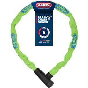 ABUS Řetězový zámek Steel-O-Chain 5805K – zámek na kolo z oceli – bezpečnostní úroveň 5 – 75 cm – žlutá/zelená ABUS Řetězový zámek Steel-O-Chain 5805K – zámek na kolo z oceli – bezpečnostní úroveň 5 – 75 cm – žlutá/zelená