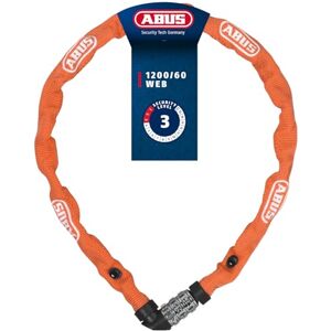 ABUS Řetězový zámek 1200/60, 60 cm, Oranžová, 60 cm ABUS Řetězový zámek 1200/60, 60 cm, Oranžová, 60 cm