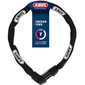 ABUS Řetězový zámek Tresor 1385 – číselný zámek z tvrzené oceli – 7 mm silný čtyřhranný řetěz – bezpečnostní úroveň 7 – 110 cm – černý ABUS Řetězový zámek Tresor 1385 – číselný zámek z tvrzené oceli – 7 mm silný čtyřhranný řetěz – bezpečnostní úroveň 7 – 110 cm – černý