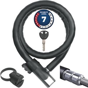 ABUS Pancéřový kabelový zámek Steel-O-Flex Centuro 860 s držákem QuickSnap RBU kabelový zámek z ocelového kabelu s tankem z ocelových pouzder Bezpečnostní úroveň 7-110 cm, černý ABUS Pancéřový kabelový zámek Steel-O-Flex Centuro 860 s držákem QuickSnap RBU kabelový zámek z ocelového kabelu s tankem z ocelových pouzder Bezpečnostní úroveň 7-110 cm, černý