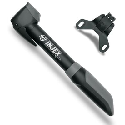SKS GERMANY INJEX LITE Mini pumpa (vzduchová pumpa pro všechny typy ventilů, páka pro upevnění ventilu, ergonomická rukojeť, vč. držáku čerpadla, max. tlak: 5 bar/73 psi) SKS GERMANY INJEX LITE Mini pumpa (vzduchová pumpa pro všechny typy ventilů, páka pro upevnění ventilu, ergonomická rukojeť, vč. držáku čerpadla, max. tlak: 5 bar/73 psi)