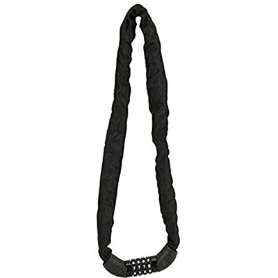 Fischer Řetězový zámek na kolo s čísly, průměr: 5 mm, délka 90 cm, černý Fischer Řetězový zámek na kolo s čísly, průměr: 5 mm, délka 90 cm, černý