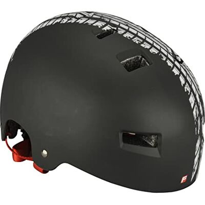 Fischer BMX cyklistická přilba, cyklistická přilba, Dirt Bike Helma, S/M, 54 – 58 cm, černá bílá, testováno TÜV Fischer BMX cyklistická přilba, cyklistická přilba, Dirt Bike Helma, S/M, 54 – 58 cm, černá bílá, testováno TÜV