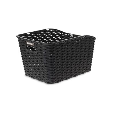 Basil Weave WP košík na jízdní kolo – zadní kolo – plastový výplet – odolný proti povětrnostním vlivům – pevná montáž – vč. upevnění – černý Basil Weave WP košík na jízdní kolo – zadní kolo – plastový výplet – odolný proti povětrnostním vlivům – pevná montáž – vč. upevnění – černý